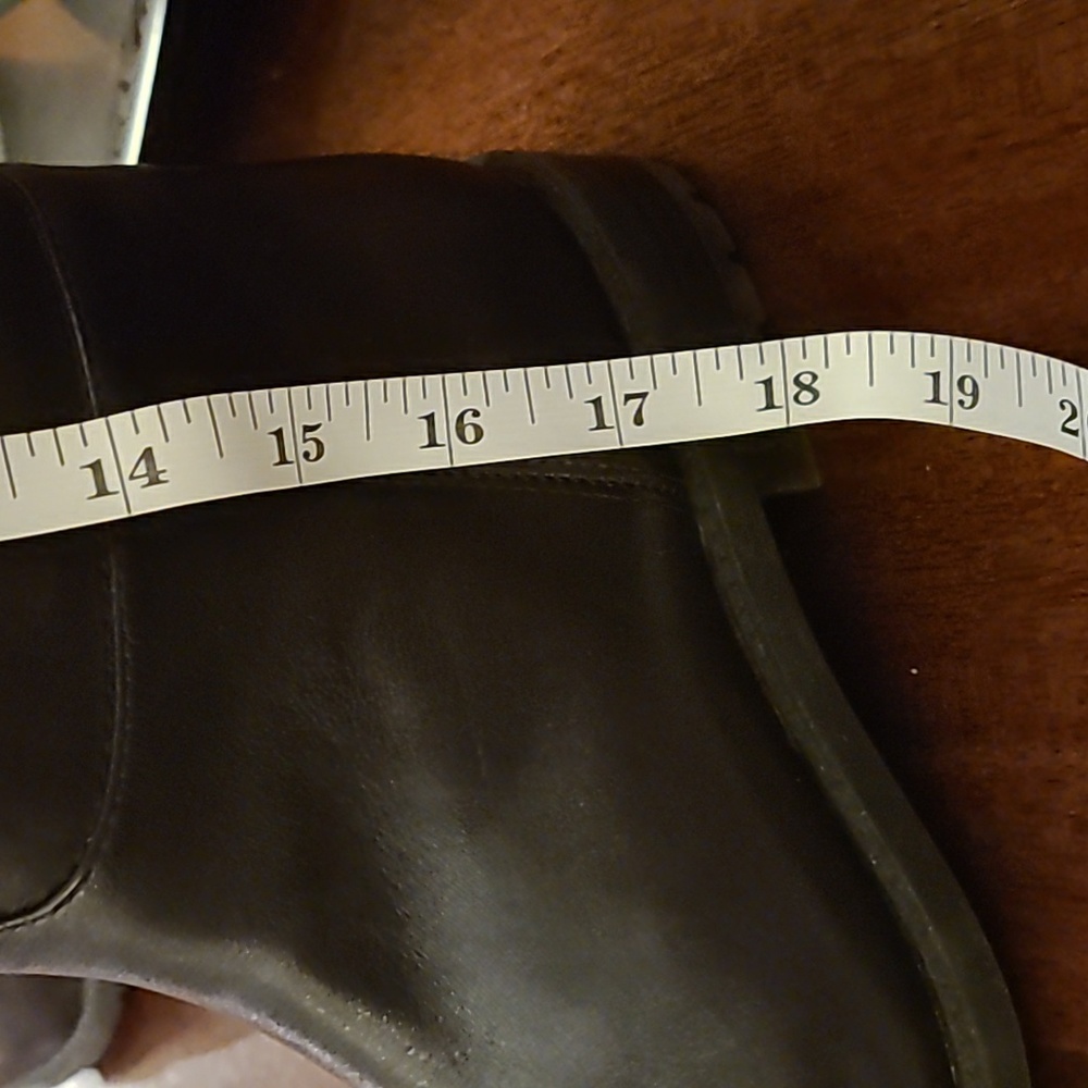 Banana Republic dark chocolate brown wide calf boots - Picture 8 of 10